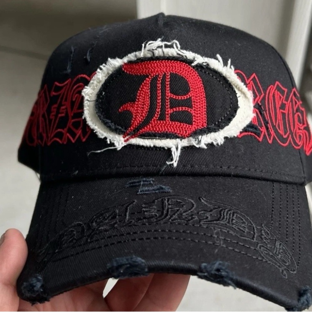 Dandy Hats x Fuerza Regida Distressed Red